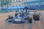 Ronnie Peterson JPS Lotus grand prix artwork