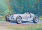 grand prix art 1937 Mercedes painting
