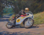 motorcycle racing art Mike Hailwood