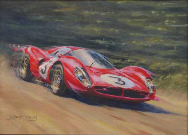 Ferrari P4 painting