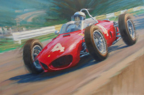 Ferrari sharknose formula 1 painting