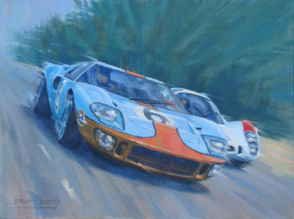 Ford GT40 1969 Le Mans painting