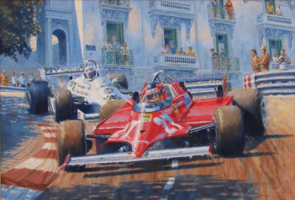 Gilles Villeneuve Monaco Grand Prix print