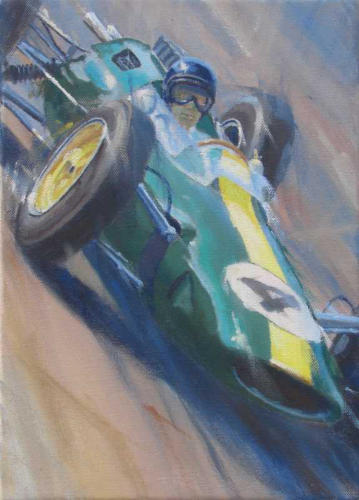 Jimmy Clark Lotus 25 artwork