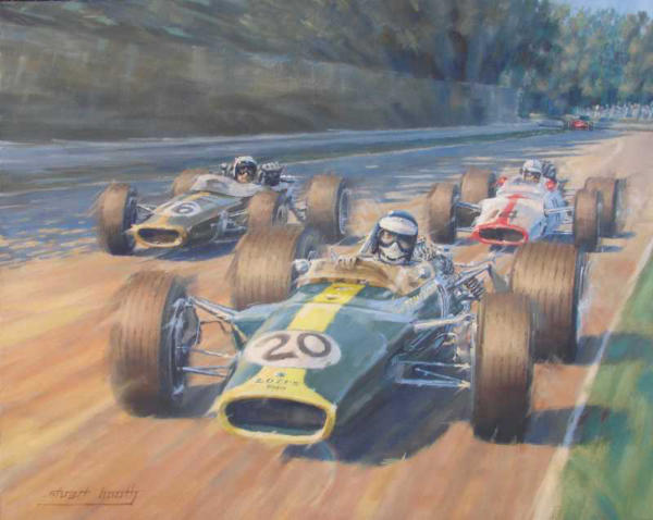 Jim Clark Monza 1967 fine art print