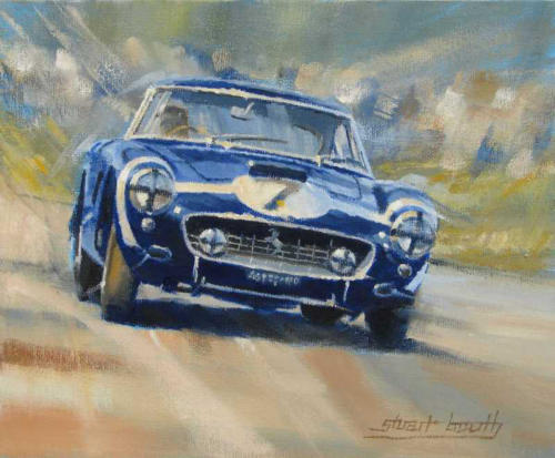 painting Ferrari 250GT Stirling Moss